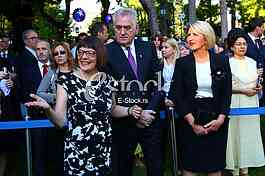The traditional reception at the residence of the US ambassador
