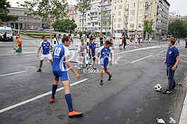 Football tournament of young categories