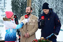 Live  TV show Sarenica with Ana Babic and Slobodan Sarenac, RTS TV station
