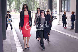 Milica Dabovic and Ana Dabovic on the trial at their brother Milan.


