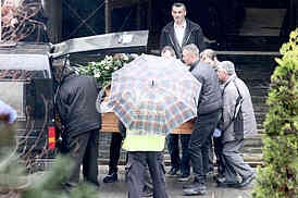 The funeral of Nebojsa Stojilkovic