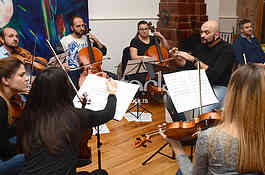 Music rehearsal of Bijelo Dugme 