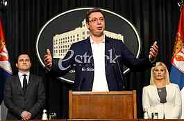 Serbian Prime Minister Aleksandar Vucic. Premijer Srbije Aleksandar Vučić