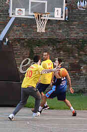 Basketball basket for happiness