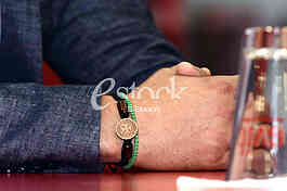 At a press conference at the 