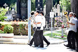 The funeral of a twenty-two year old Ognjen Ikac.