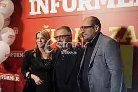 Maja Djukanovic, Dragan J Vucicevic i Vladimir Djukanovic