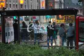 Bad weather,rain and thunders in Belgrade
