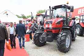 Agricultural machinery at fair