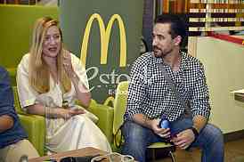 Press conference for the cartoon Hotel Transylvania third part