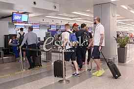 Football team travels to the European Championship in Poland.