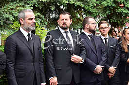 Sreten Karic funeral at New cemetery in Belgrade