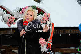Live  TV show Sarenica with Ana Babic and Slobodan Sarenac, RTS TV station