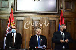 Branko Marinkovic, Ivica Dacic i Veljko Odalovic