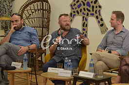 Zoran Panovic, Branko Rosic, Stefan Milenkovic, tribina 