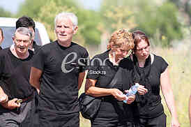 The funeral of Igor Zivanovic 