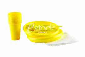 Plastic dishes