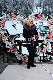 Live  TV show Sarenica with Ana Babic and Slobodan Sarenac, RTS TV station