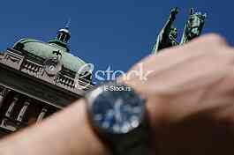Belgrade public clocks
