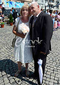 group wedding in front of City Assembly
