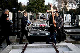 The burial of Desimir Dacic