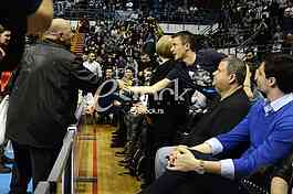 Partizan-Paok, (78:82), basketball game, FIBA league.