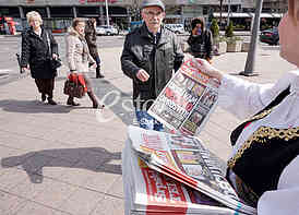 First prints of Serbian Telegraf distribution