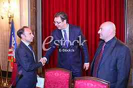 Serbian Prime Minister Aleksandar Vucic on the promotion of the book 