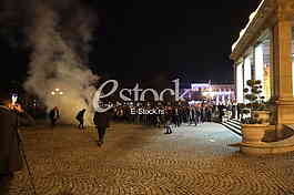 Protest ispred skupstine grada