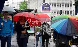 Rain in Belgrade, bad weather