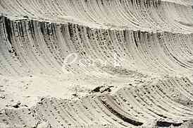 Close-up of Copper Mine Open Pit Excavation