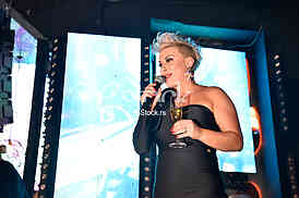 Indira Levak, a former member of the Colonia music group is promoting a new music album
