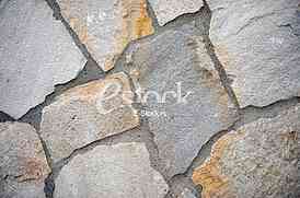 real stone wall and floor surface with cement