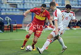 The first training of the national football team led by Ljubisa Tumbakovic