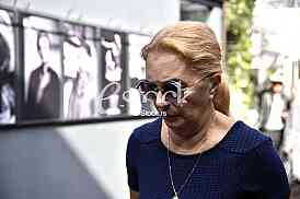 The funeral of actress Milena Dravic