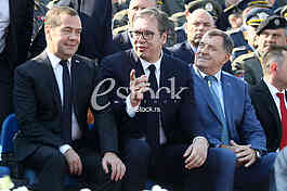 Dmitrij Medvedev Aleksandar Vucic Milorad Dodik