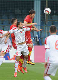 The first training of the national football team led by Ljubisa Tumbakovic