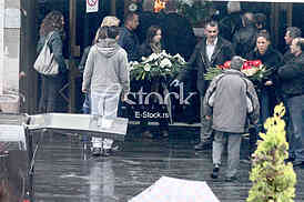 The funeral of Nebojsa Stojilkovic