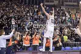  Partizan-Red Star, basketball derby game.