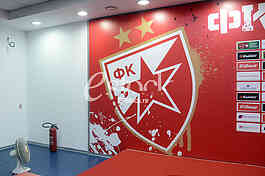 At a press conference at the 