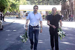  Burial of actor Ljubisa Samardzic.