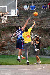 Basketball basket for happiness