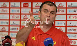 Press conference basketball team of Montenegro