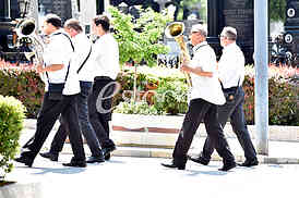 The funeral of a twenty-two year old Ognjen Ikac.
