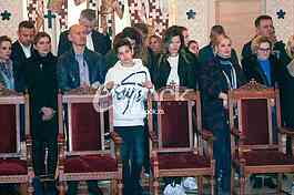Easter liturgy at St. Sava