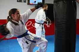 Training Kyokushin karate