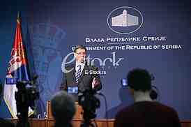 press conference,Aleksandar Vucic