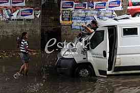 Flooding after rains in Novi Sad