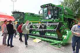 Agricultural machinery at fair