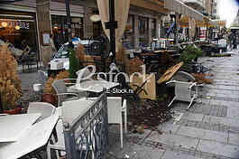 car accident in Knez Mihailova Street